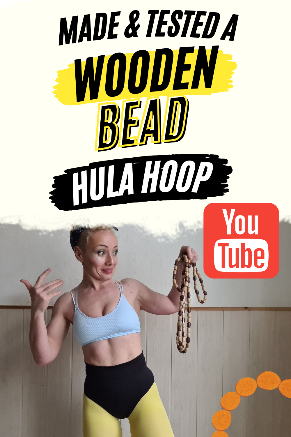 DIY Wooden Bead Hula Hoop